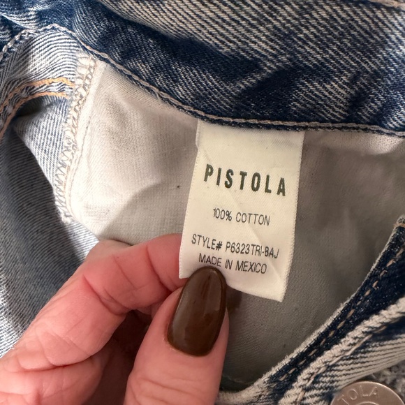 Pistola high rise straight crop jeans - Picture 4 of 6
